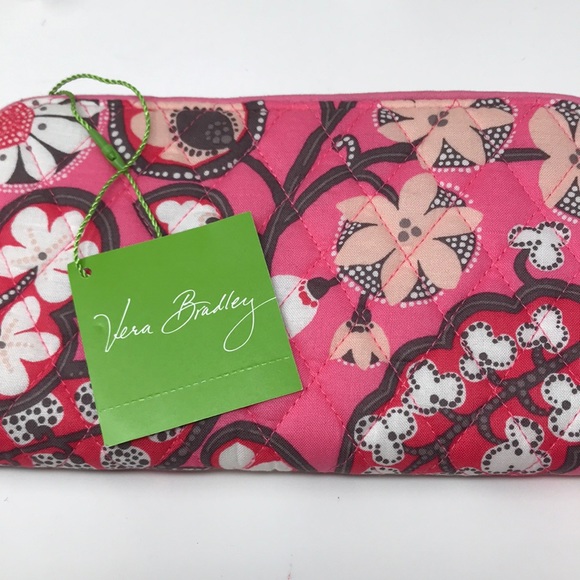 Vera Bradley Accordion Wallet Blush Pink NWT $44 - Picture 5 of 7